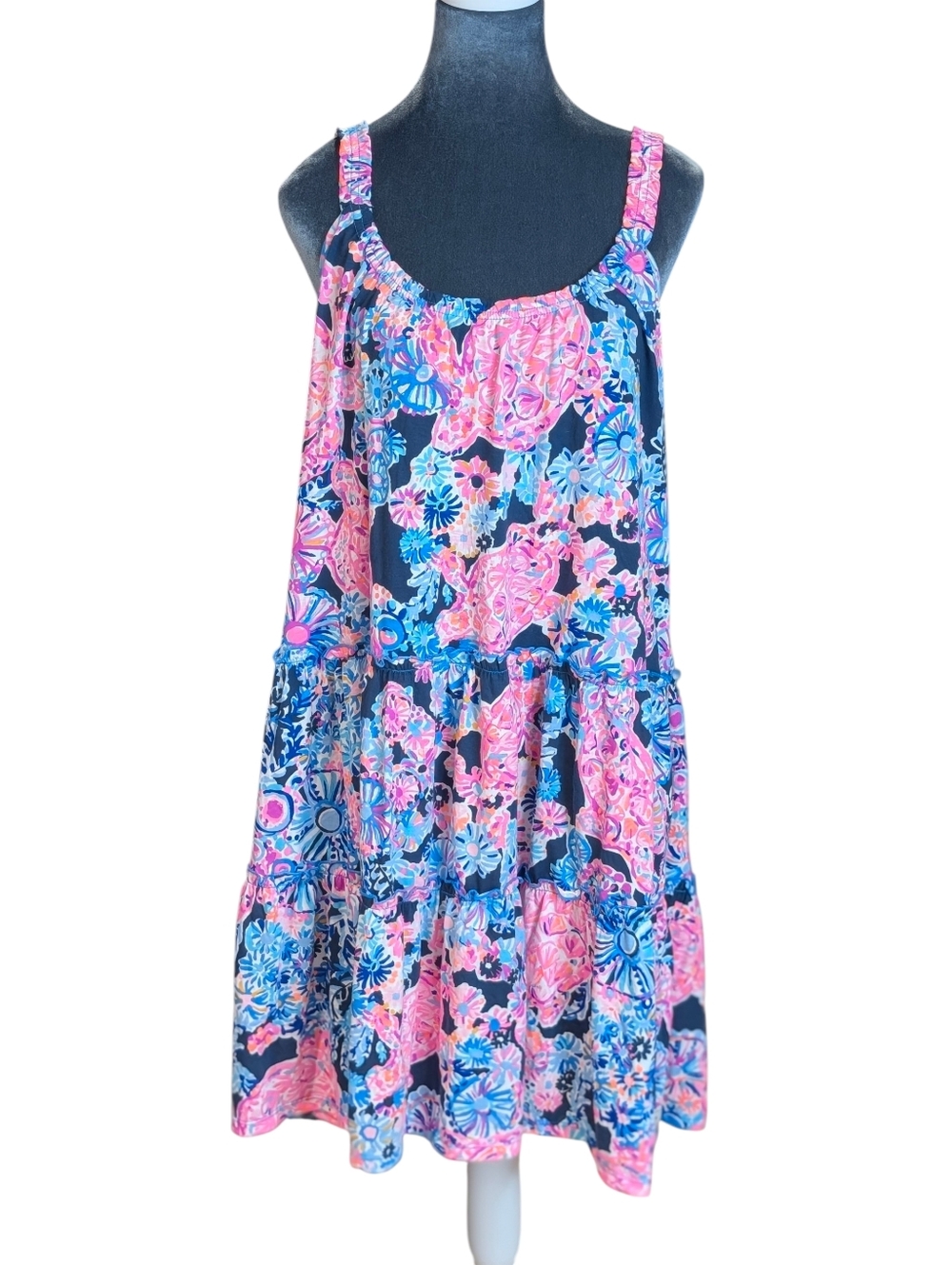 Lilly Pulitzer Loro Swing Dress in Turtle Amazement Size Large NWOT